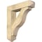Ekena Millwork Funston Arts and Crafts Rough Sawn Bracket w/ Offset Brace, Douglas Fir, 8"W x 34"D x 38"H BKT0806X34X38FST03RDF - alternate 1
